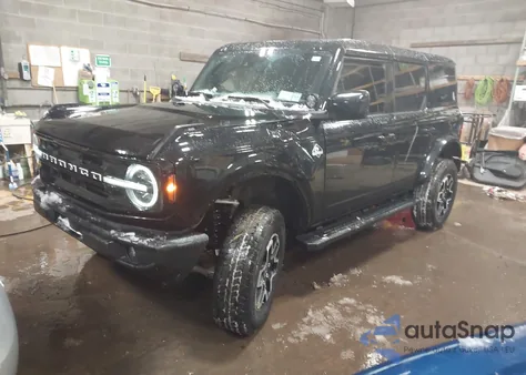 2023 Ford Bronco Outer Banks z USA, uszkodzony, nr VIN 1FMDE5BH3PLB14341